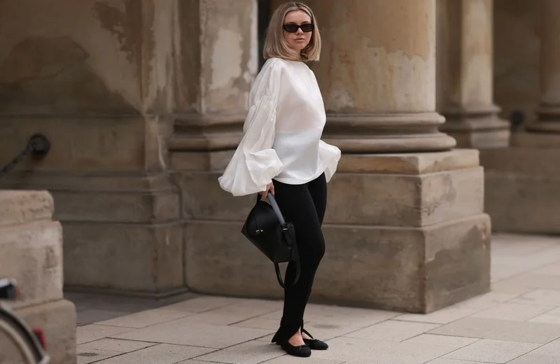 Ce tip de colanți se potrivesc cu o bluză oversize